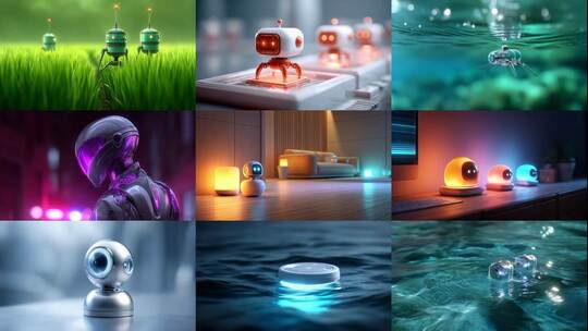 未来科技探索机器人环境监测技术应用高清在线视频素材下载