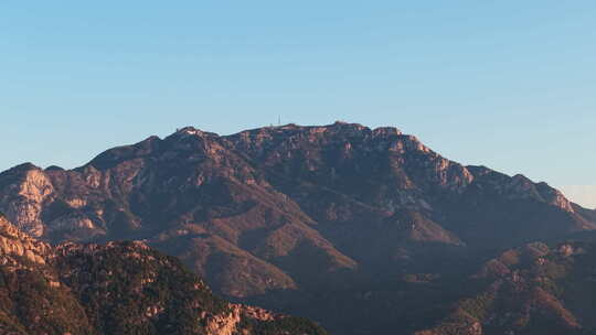 泰安泰山山顶风景