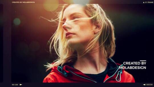 梦幻唯美光晕婚礼照片回忆视频AE模板