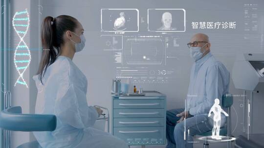 科技万物互联智能医疗后期包装ＡＥ模板
