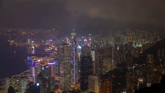 香港中西区夜景