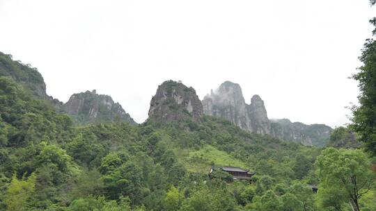 浙江温州楠溪江大若岩景区十二峰