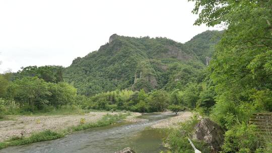 浙江温州楠溪江景区石桅岩