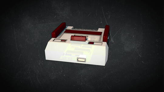 老游戏机 红白机 结构拆分动画