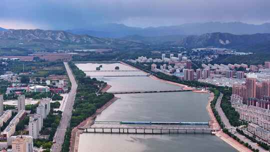 辽宁朝阳喀左县城市风光