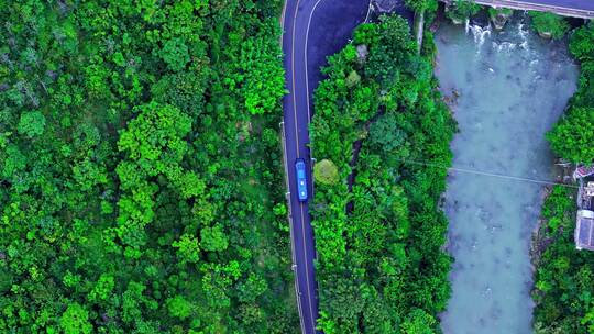 大自然森林旅游客车