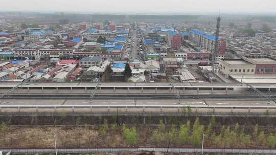 乡村 街道 铁路 风景 路灯