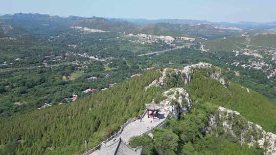 潍坊青州云门山风景区航拍