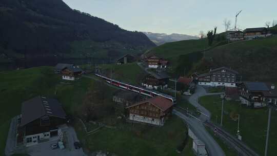 4K欧洲瑞士城镇