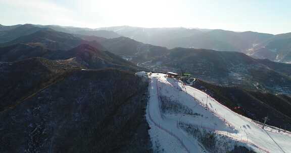 崇礼滑雪场雪山4k