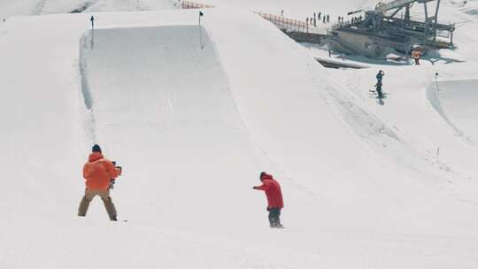 男子，雪，单板滑雪，极限运动