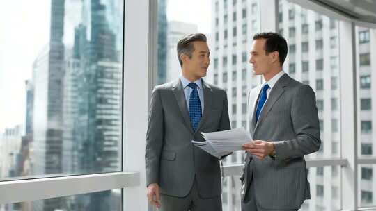 商务精英团队合作