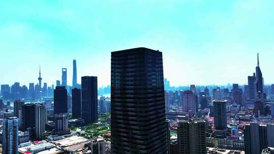 上海 花桥航拍城市