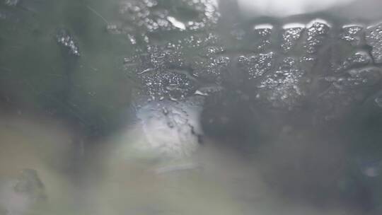 车窗下雨素材视频素材模板下载