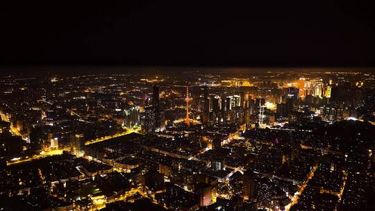 沈阳 夜景 赛博朋克 科技城市2