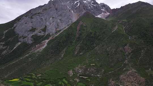 来古冰川景区航拍