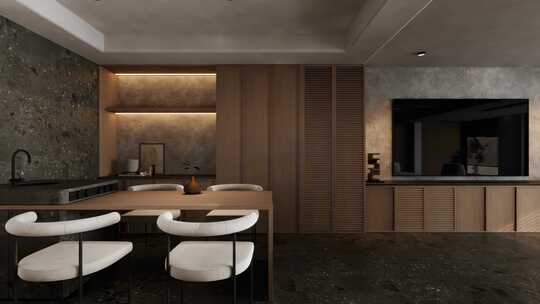 三维客厅 室内装修 室内漫游动画镜头