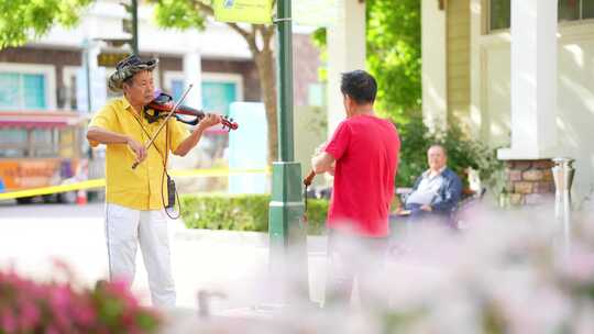 街头艺术家 小提琴