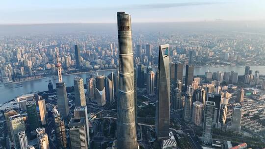 上海外滩陆家嘴地标建筑宣传片上海航拍