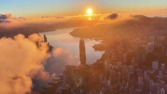 最新4k 15分钟香港航拍宣传片