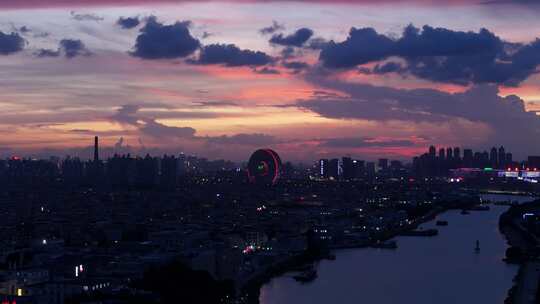 广州番禺洛溪 沙溪 厦滘夜景