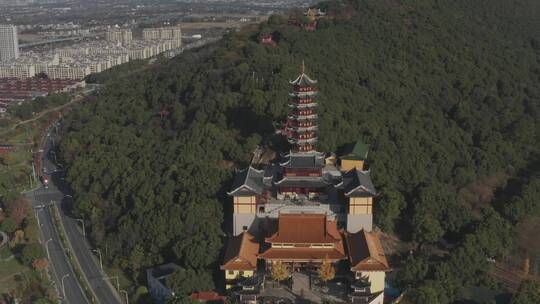 吼山航拍素材