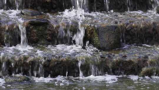 小瀑布 水景观 水花