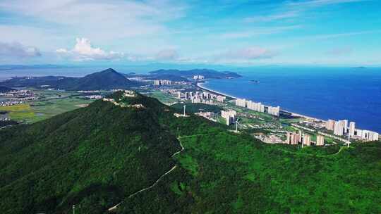 广东阳江海陵岛旅游风光航拍