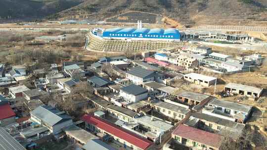 航拍 小镇 村庄 景点 建筑 住宅