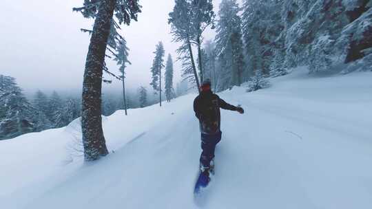 单板滑雪，极限，滑动，单板滑雪