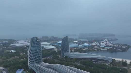 海南海花岛建筑航拍