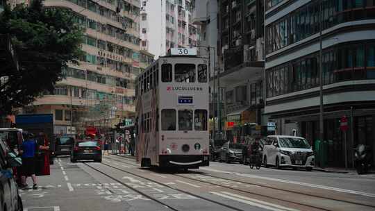 【正版素材】香港湾仔庄士敦道