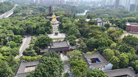 重庆华岩旅游风景区华岩寺航拍