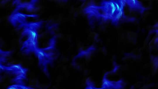抽象蓝火背景。蓝烟背景。抽象多云背景。循