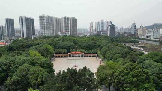 广西百色城市风光航拍