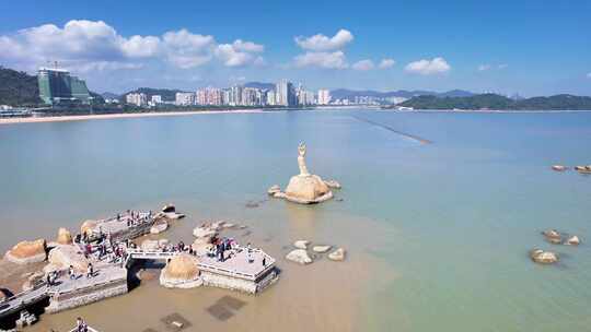 广东珠海渔女雕像地