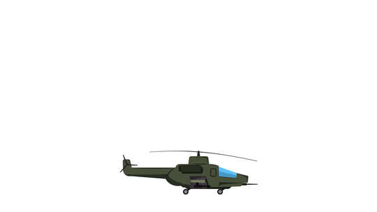 动画直升机|与阿尔法视频素材模板下载