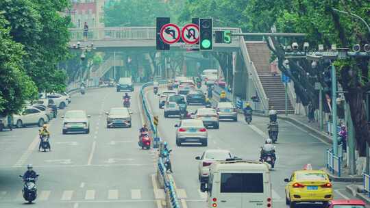 城市道路交通车流