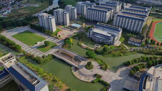 航拍福建农林大学旗山校区