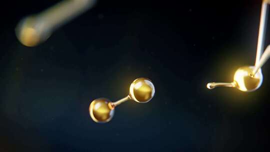 金色DNA背景视频