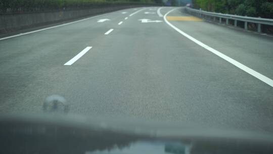 窗外风景车速速度感高速公路行驶视频素材模板下载