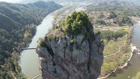 缙云仙都鼎湖峰视频素材模板下载