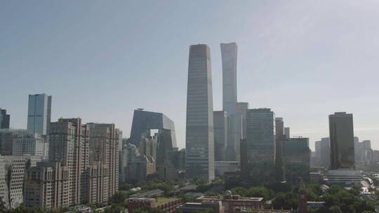 北京国贸CBD央视中国尊视频素材模板下载