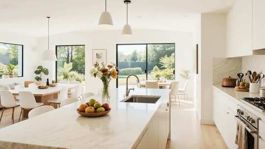 现代简约风格开放式厨房