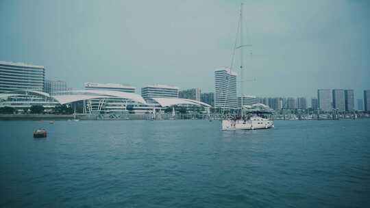 海边蓝天沙滩阳光海岛旅游