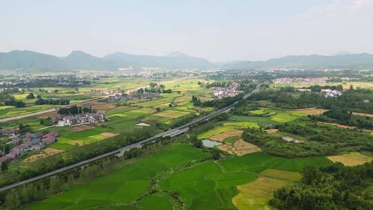 航拍乡村风景