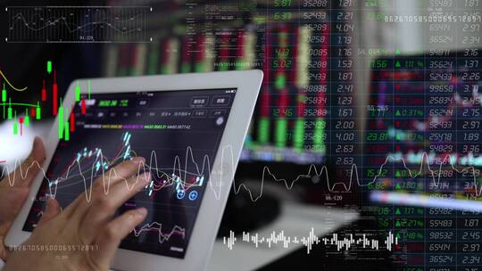 交易分析股票视频素材模板下载