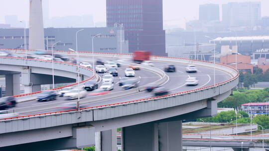 高速路 城市交通车流