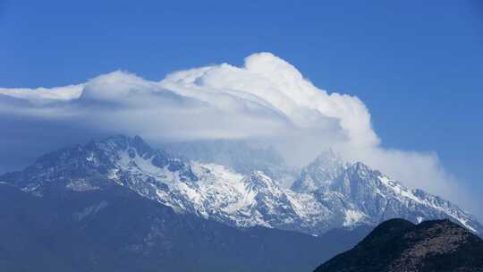 丽江玉龙雪山延时摄影