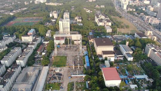 航拍武汉城市宣传片地标建筑视频素材模板下载